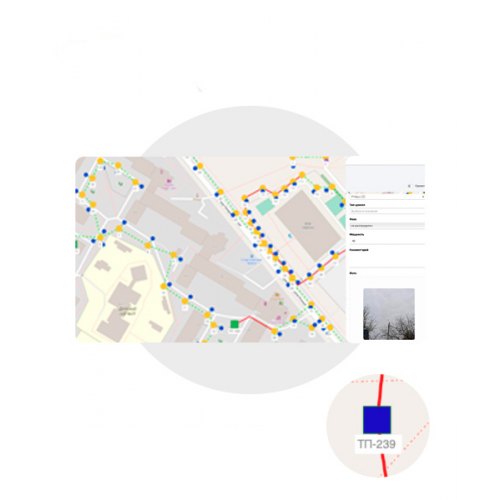 Цифровой двойник сетей освещения